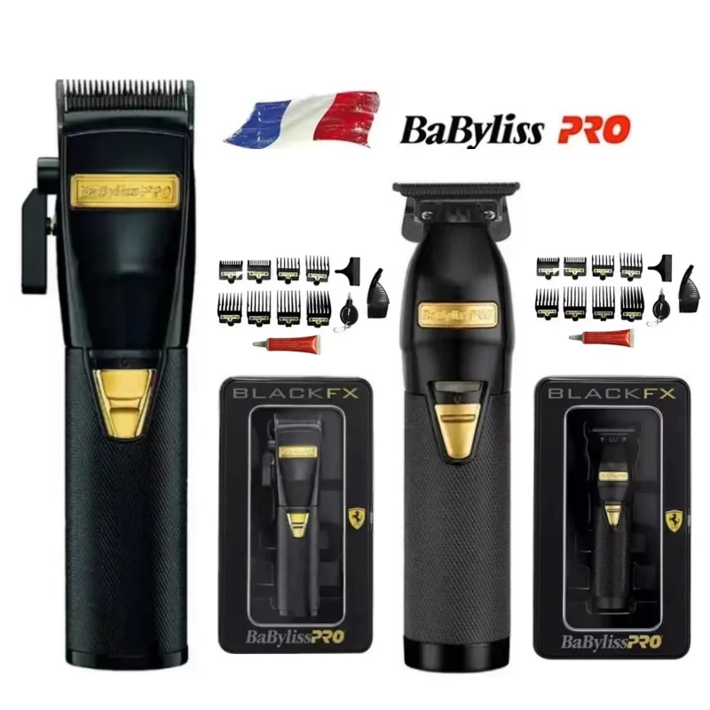 

BaByliss Pro Metal Collection Black FX Lithium FX870BN High end Barber Scissors Professional Salon Barber and Stylist Dedicated