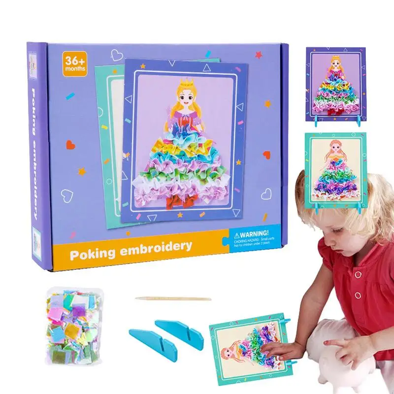 Watercolor Painting Book For Kids Watercoloring Book Set Princess Dress-up 3D Hand-Made DIY Poke Fun Children's Dress
Watercolor Painting Book For Kids Watercoloring Book Set Princess Dress-up 3D Hand-Made DIY Poke Fun Children's Dress