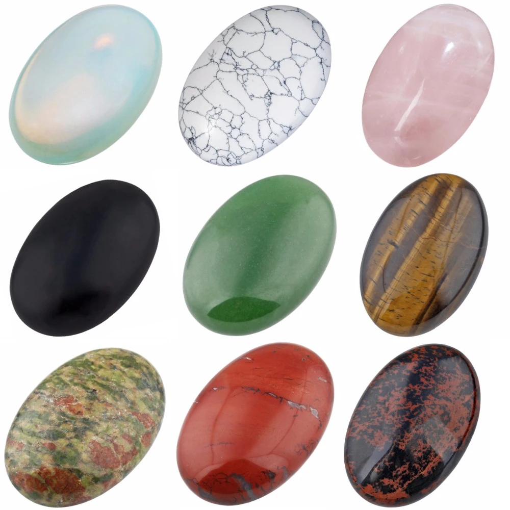 Natural Oval Worry Stone Healing Crystal Palm Pocket Energy Stone Chakra Reiki Jewelry Decoration Accessories 60x40x20mm
Natural Oval Worry Stone Healing Crystal Palm Pocket Energy Stone Chakra Reiki Jewelry Decoration Accessories 60x40x20mm