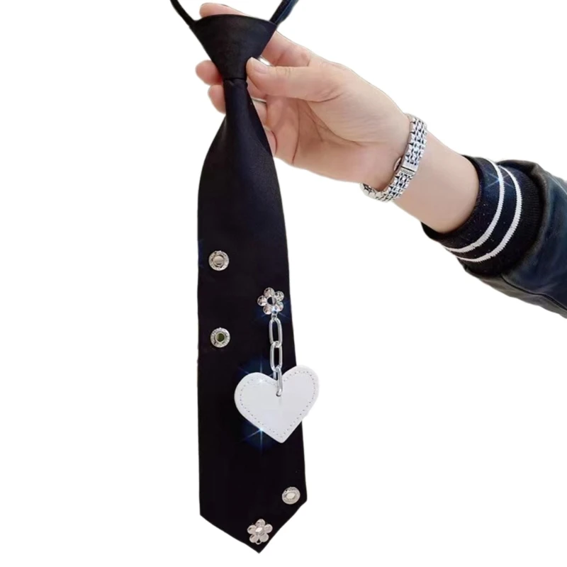 

Dapper Girls' School Uniform Tie JK Necktie for Pre-tied Preepy Look Girls' School Uniform Tie