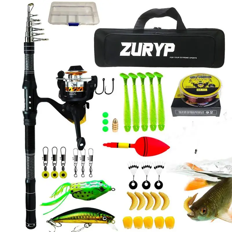 Fishing Rod And Reel Combo Portable Fishing Poles With Bag Durable And Balanced Fishing Gear Lightweight Fishing Rods And Reels
Fishing Rod And Reel Combo Portable Fishing Poles With Bag Durable And Balanced Fishing Gear Lightweight Fishing Rods And Reels