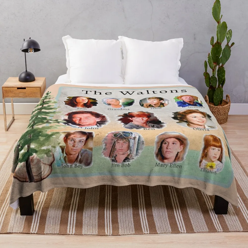 

The Waltons TV Show Throw Blanket Blankets For Baby Beach for sofa Decoratives Blankets