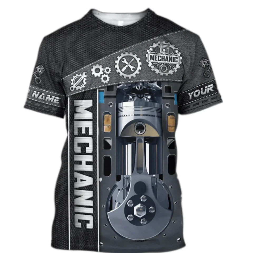 Summer Men's T-Shirt Vintage T-Shirt Summer Clothing Personalized Mechanic 3d Printed Top 5XL Street Casual Sports Oversized Top
Summer Men's T-Shirt Vintage T-Shirt Summer Clothing Personalized Mechanic 3d Printed Top 5XL Street Casual Sports Oversized Top