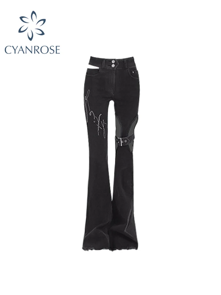 Fashion Jeans For Women Vintage Black Denim Flare Pants Streetwear High Waist Slim Mom Trouser Harajuku Y2K Pants 2022 Autumn
Fashion Jeans For Women Vintage Black Denim Flare Pants Streetwear High Waist Slim Mom Trouser Harajuku Y2K Pants 2022 Autumn