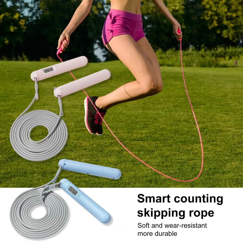 

Pvc Jump Rope Jump Rope for Weight Loss Lcd Display Counting Skipping Rope for Weight Loss Fitness Adjustable Length for Kids