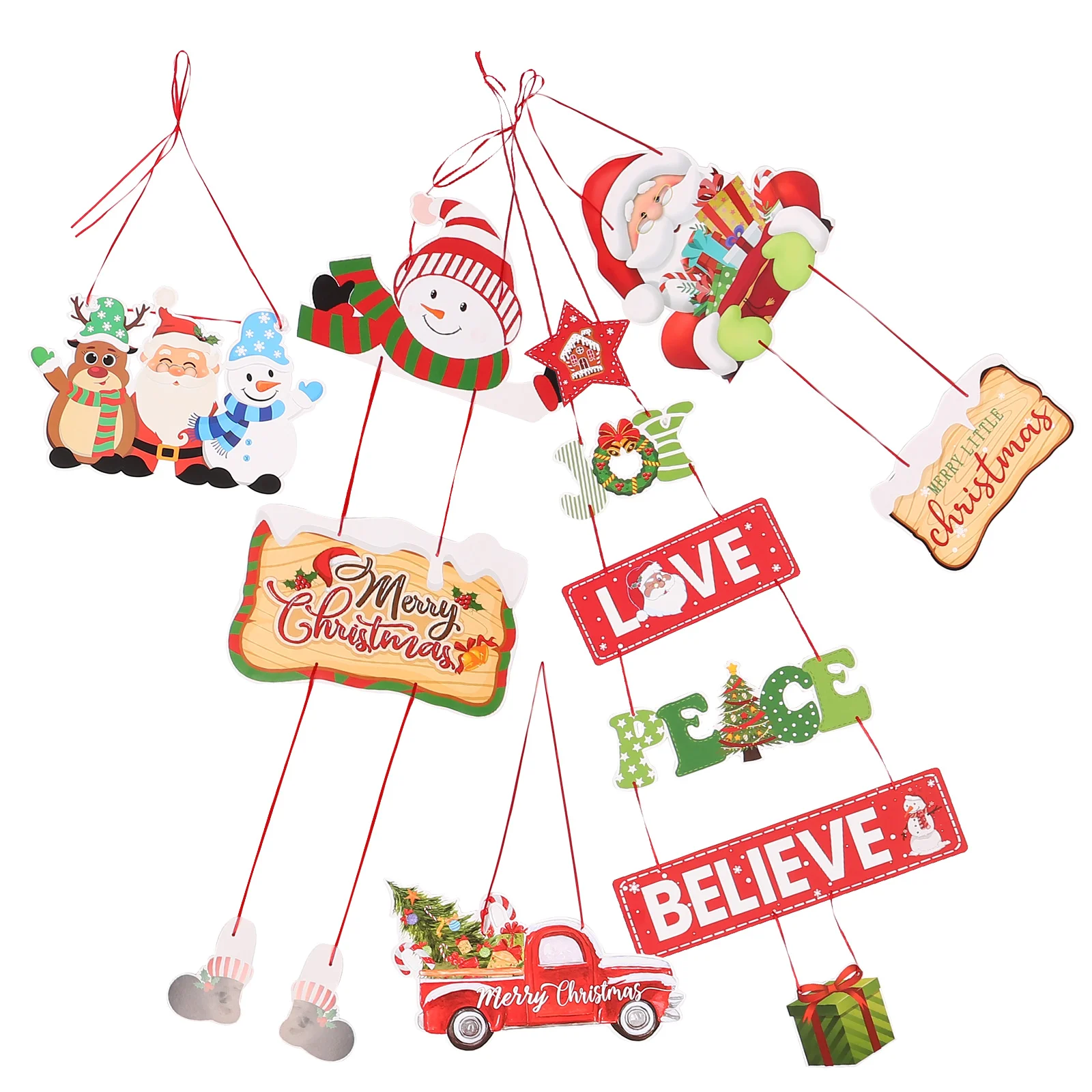 5 Pcs Door Width Christmas Decoration Hanging New Year Party Tree 5-piece Set Paper
5 Pcs Door Width Christmas Decoration Hanging New Year Party Tree 5-piece Set Paper