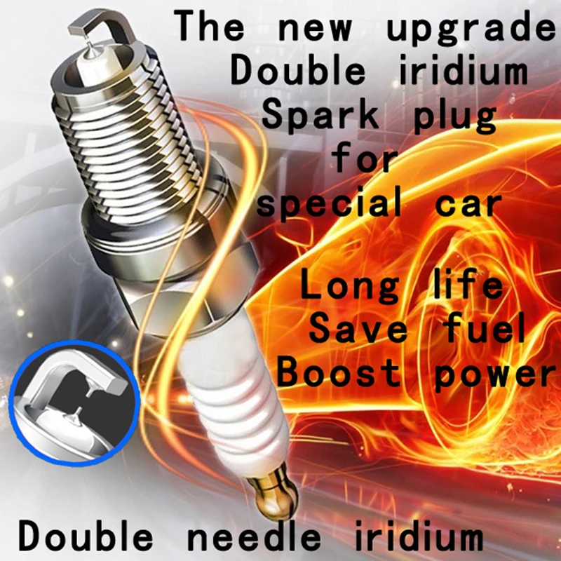 

FLR8LDCU+ 7404 Normal Spark Ignition Plug fit for Chevrolet Volkswagen Suzuki BMW Audi Opel 0242229654 +9 7700107916 9195109