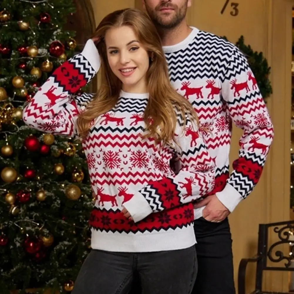 Autumn And Winter Couples Matching Sweater Set Family Matching Outfits Men Women Elk Snowflake Christmas Love Tops Clothes
Autumn And Winter Couples Matching Sweater Set Family Matching Outfits Men Women Elk Snowflake Christmas Love Tops Clothes