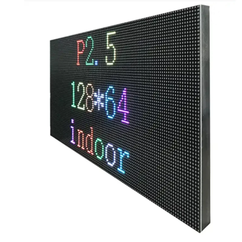 

P2.5 LED screen panel module 320*160mm 128*64 pixels 1/32 Scan 3in1 SMD P2.5 Indoor Full color LED display panel module