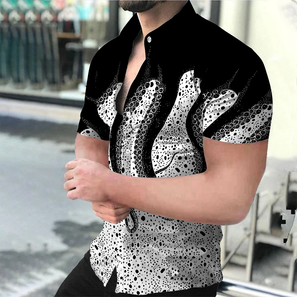 Hawaiian Button-Up Shirt Print Shirts Short Sleeve 3D Digital T-Shirt Baroque Button-Down Casual Clothing Beach
Hawaiian Button-Up Shirt Print Shirts Short Sleeve 3D Digital T-Shirt Baroque Button-Down Casual Clothing Beach