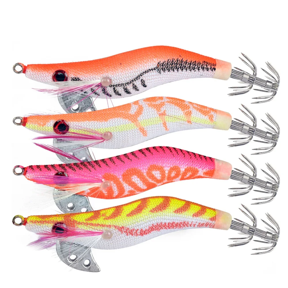 Sea.Yolo Sea Fishing Night Light Wooden Shrimp Hard Bait Lure Simulation Fake Bait 4pcs/set Of Fishing Accessories
Sea.Yolo Sea Fishing Night Light Wooden Shrimp Hard Bait Lure Simulation Fake Bait 4pcs/set Of Fishing Accessories