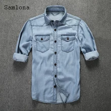 2022 Single Breasted Tops Spring Demin Jackets Long Sleeve retro Jacket Light Blue Demin Coats Stand Pockets Jean Outerwear
2022 Single Breasted Tops Spring Demin Jackets Long Sleeve retro Jacket Light Blue Demin Coats Stand Pockets Jean Outerwear