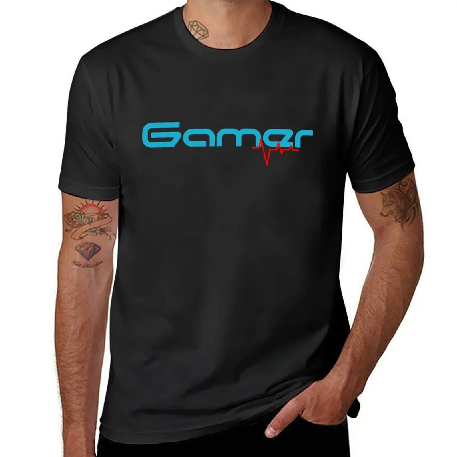 Mens Gamer Heartbeat Video Games Gaming Boys T-shirt tops quick drying Short sleeve tee T-shirts for men cotton
Mens Gamer Heartbeat Video Games Gaming Boys T-shirt tops quick drying Short sleeve tee T-shirts for men cotton