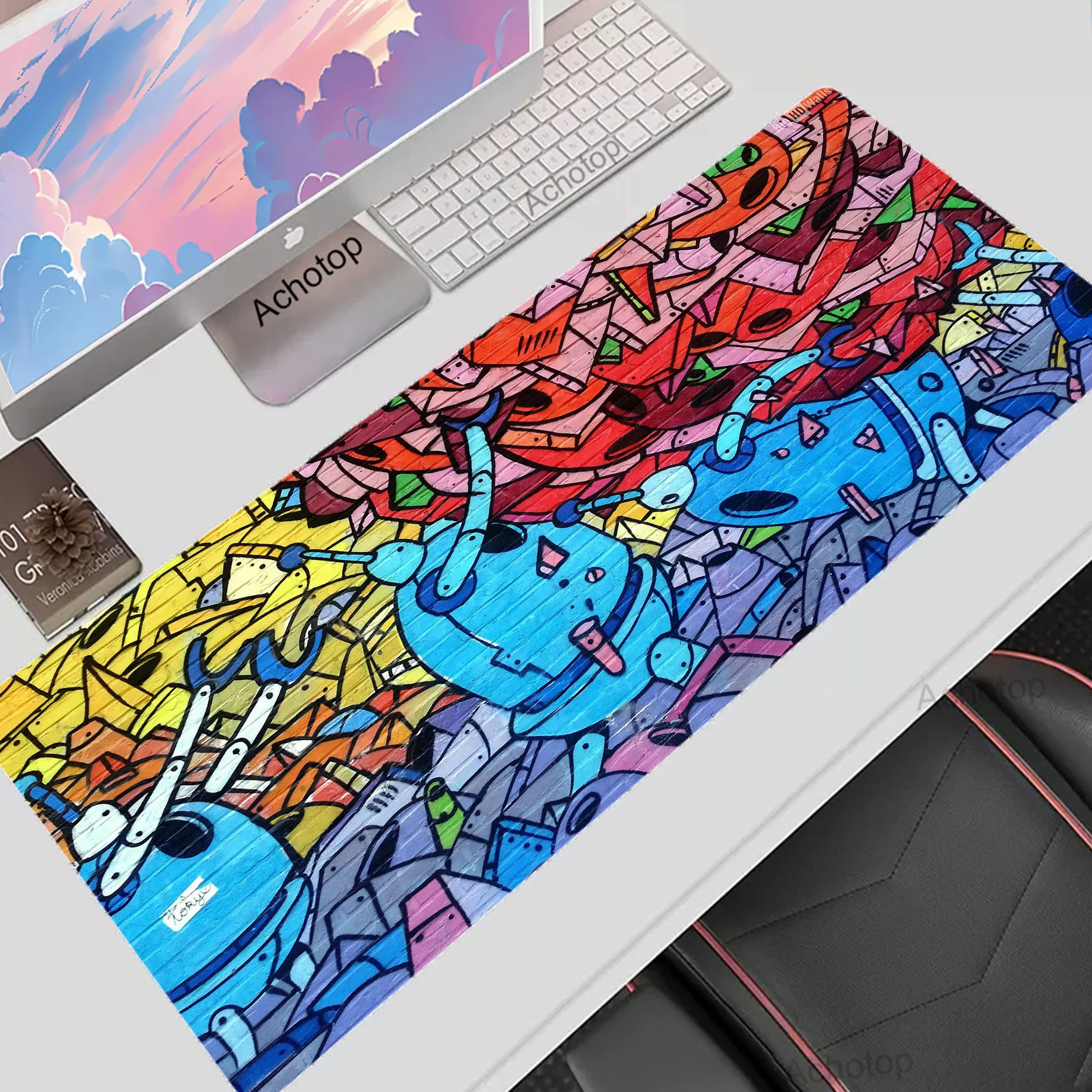 Graffiti Mouse Pad XXL 900x400mm Large Mouse Mat Gaming Mousepad Computer Gamer Table Mat Big Keyboard Pads Locking Edge Deskmat
Graffiti Mouse Pad XXL 900x400mm Large Mouse Mat Gaming Mousepad Computer Gamer Table Mat Big Keyboard Pads Locking Edge Deskmat