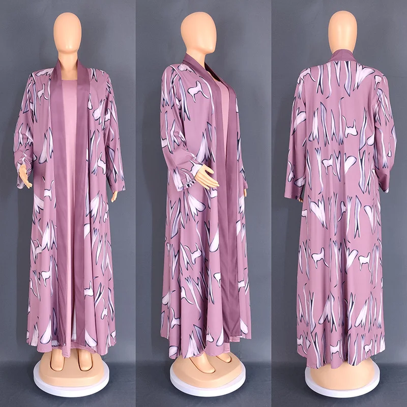 2023 New In 2 Piece Sets Print African Dress for Women Elegant Lady Wedding Evening Party Dress Ramadan Femme Muslim Kaftan Robe
2023 New In 2 Piece Sets Print African Dress for Women Elegant Lady Wedding Evening Party Dress Ramadan Femme Muslim Kaftan Robe