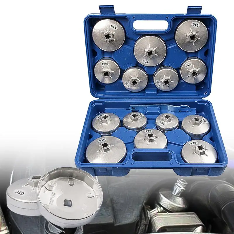 Engine Filter Sleeve Tool Set Oil Filter Wrench Cap Removal Tool Drive Cap Removal Tool Set Aluminum Alloy Cup Type Oil Filter
Engine Filter Sleeve Tool Set Oil Filter Wrench Cap Removal Tool Drive Cap Removal Tool Set Aluminum Alloy Cup Type Oil Filter