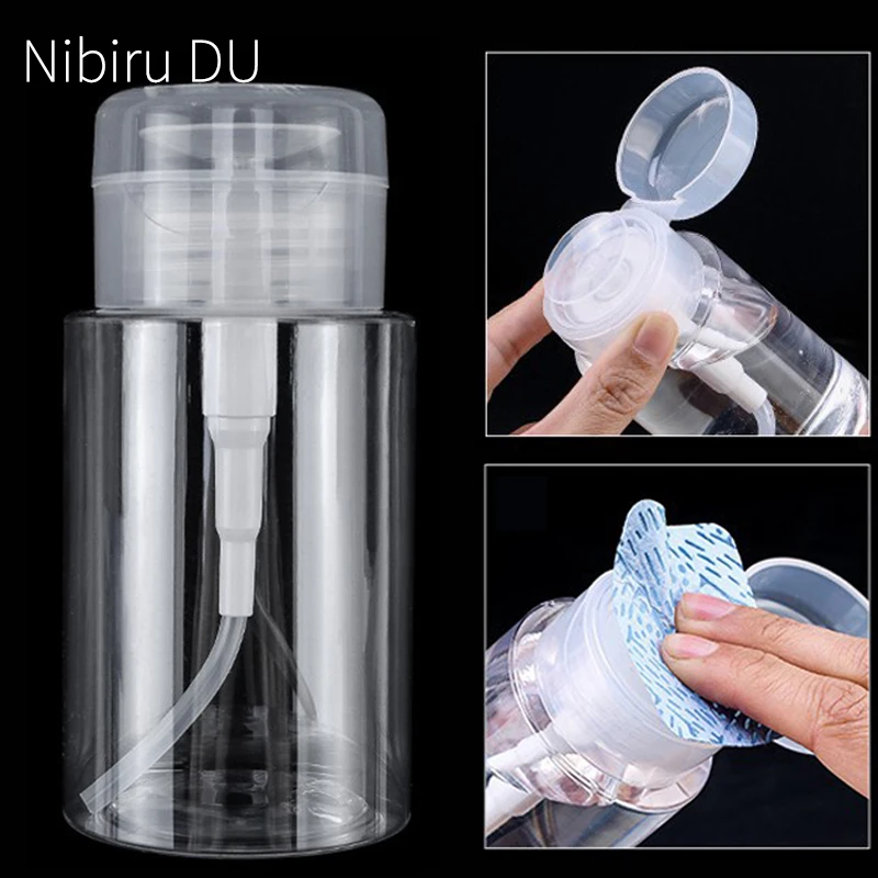 100/200ML Nail Polish Refillable Press Pump Empty Bottles Clear Clean Pressure Remover Bottle Liquid Container Makeup Tools
100/200ML Nail Polish Refillable Press Pump Empty Bottles Clear Clean Pressure Remover Bottle Liquid Container Makeup Tools