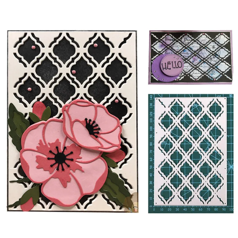 Rectangular Mesh Metal Cut Dies Stencils for Scrapbooking Stamp/Photo Album Decorative Embossing DIY Paper Cards
Rectangular Mesh Metal Cut Dies Stencils for Scrapbooking Stamp/Photo Album Decorative Embossing DIY Paper Cards