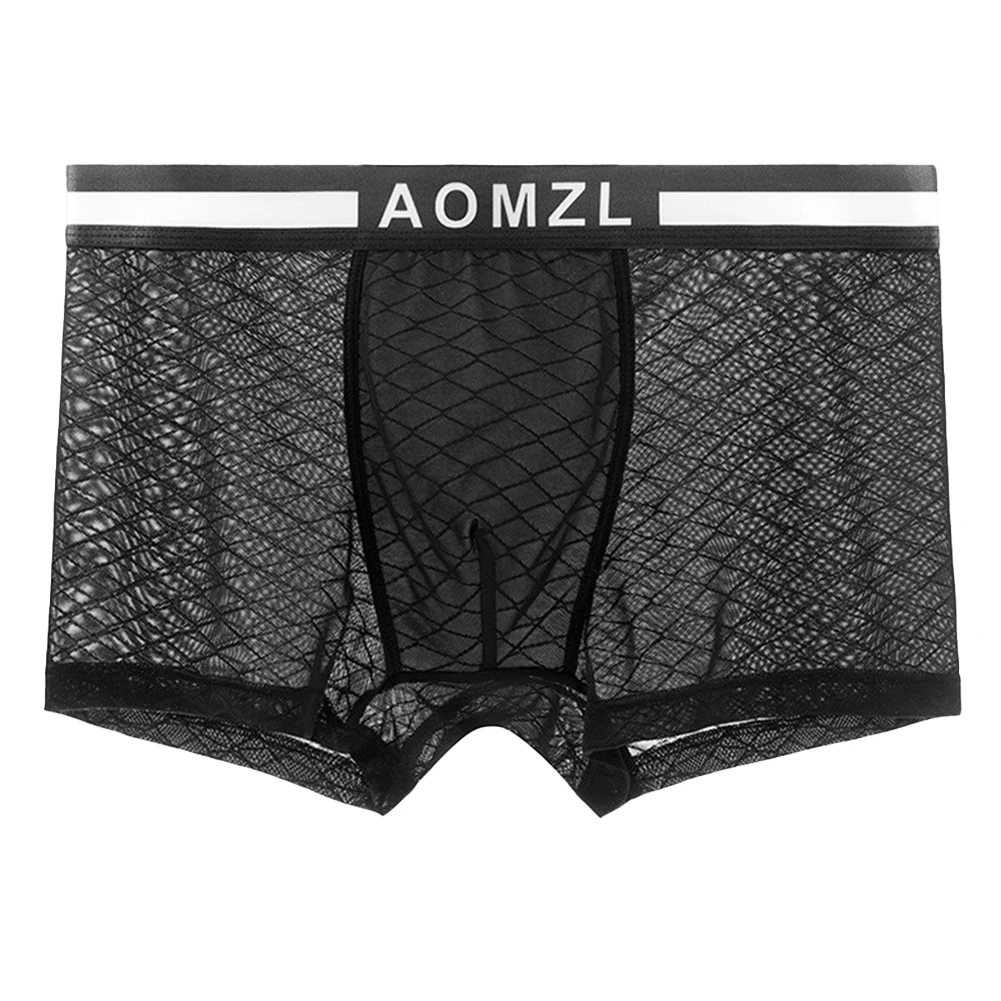 Men's Sexy Underwear Boxers Briefs Low Rise U Pouch Shorts Underpants Breathable Lightweight Mesh Gray/Black/Blue/Green/Red
Men's Sexy Underwear Boxers Briefs Low Rise U Pouch Shorts Underpants Breathable Lightweight Mesh Gray/Black/Blue/Green/Red