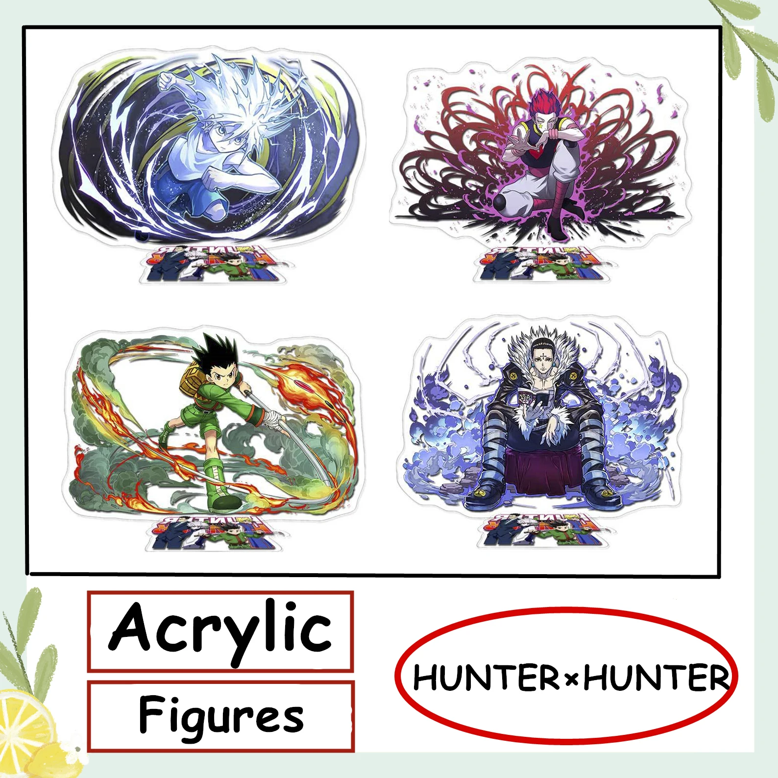 Аниме HUNTER×HUNTER GON · FREECSS Killua Zoldyck Kurapika Hisoka Meruem Kite фигурки аксессуары косплей мультфильм значок
Аниме HUNTER×HUNTER GON · FREECSS Killua Zoldyck Kurapika Hisoka Meruem Kite фигурки аксессуары косплей мультфильм значок