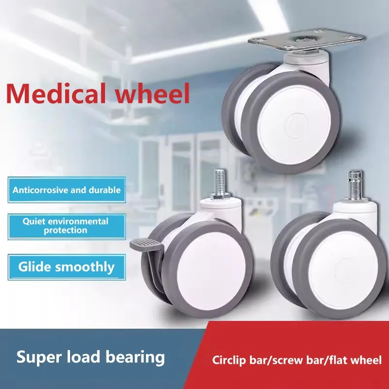 5 Pcs/Lot Caster 4 Inch For medical equipment Silent caster universal wheel/Laser beauty instrument wheel/Screw With Brake wheel
5 Pcs/Lot Caster 4 Inch For medical equipment Silent caster universal wheel/Laser beauty instrument wheel/Screw With Brake wheel