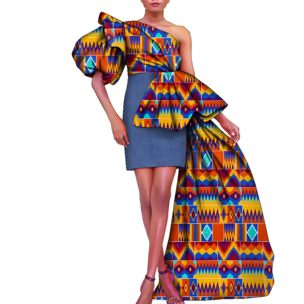 BintaRealWax African Dress for Women Bazin Riche Wax Print Fabric Party Dresses Sexy Strapless Dress for Girls WY9815
BintaRealWax African Dress for Women Bazin Riche Wax Print Fabric Party Dresses Sexy Strapless Dress for Girls WY9815