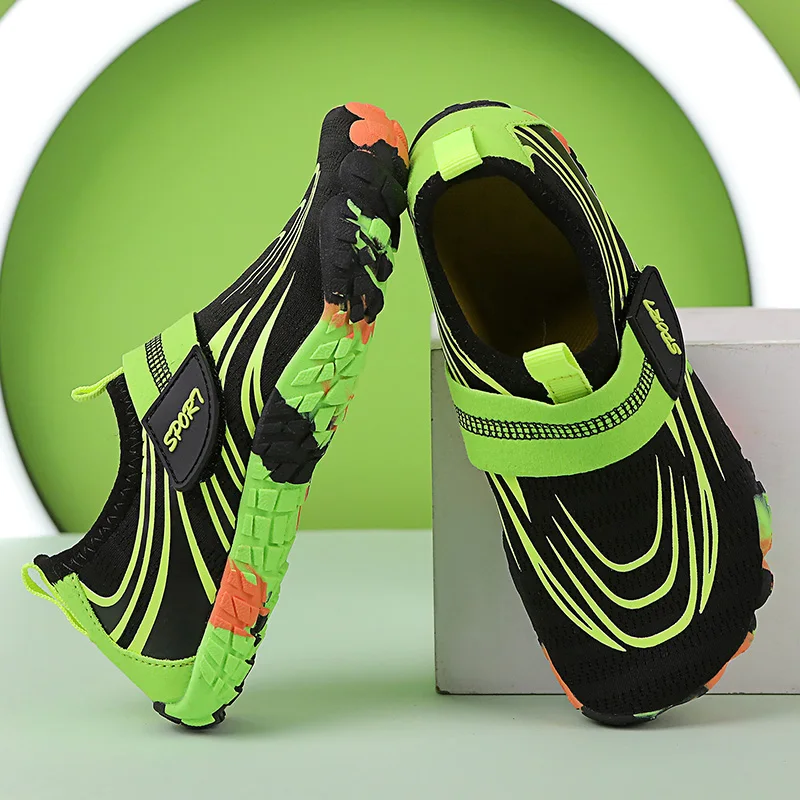 أحذية مائية صيفية قابلة للتنفس حافي القدمين للأطفال الأولاد أحذية رياضية للشاطئ ومضادة للانزلاق للأطفال في الأماكن المغلقة أحذية ركض للياقة البدنية أحذية مائية صيفية قابلة للتنفس حافي القدمين للأطفال الأولاد أحذية رياضية للشاطئ ومضادة للانزلاق للأطفال في الأماكن المغلقة أحذية ركض للياقة البدنية