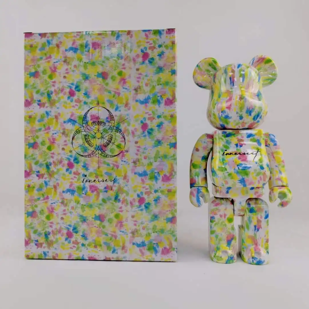 BE@RBRICK 400% 28cm square box floral pattern trendy toy doll Bearbrick ABS plastic teddy bear desktop decoration
BE@RBRICK 400% 28cm square box floral pattern trendy toy doll Bearbrick ABS plastic teddy bear desktop decoration