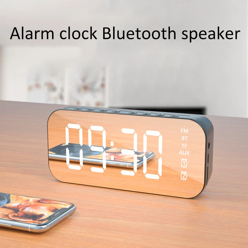 Wireless Mini Music Digital Alarm Clock Backlight Snooze Mute Calendar Desktop Portable Clocks Temperature Electronic LED Clocks
Wireless Mini Music Digital Alarm Clock Backlight Snooze Mute Calendar Desktop Portable Clocks Temperature Electronic LED Clocks