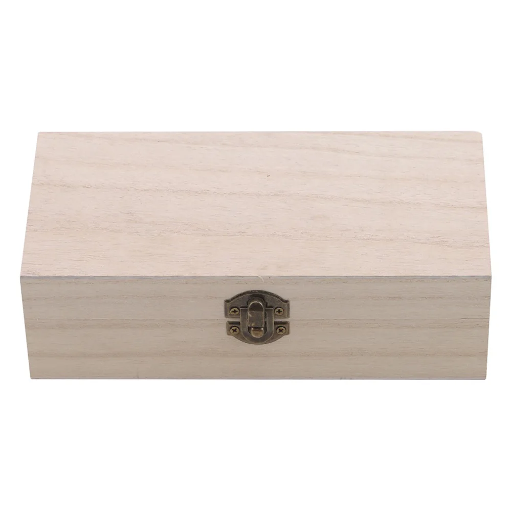 1pc Wooden Storage Box With Metal Retro Buckle Household Supplies Storage Tools Organizers Natural/Light/Dark 20cmx10cmx6cm
1pc Wooden Storage Box With Metal Retro Buckle Household Supplies Storage Tools Organizers Natural/Light/Dark 20cmx10cmx6cm