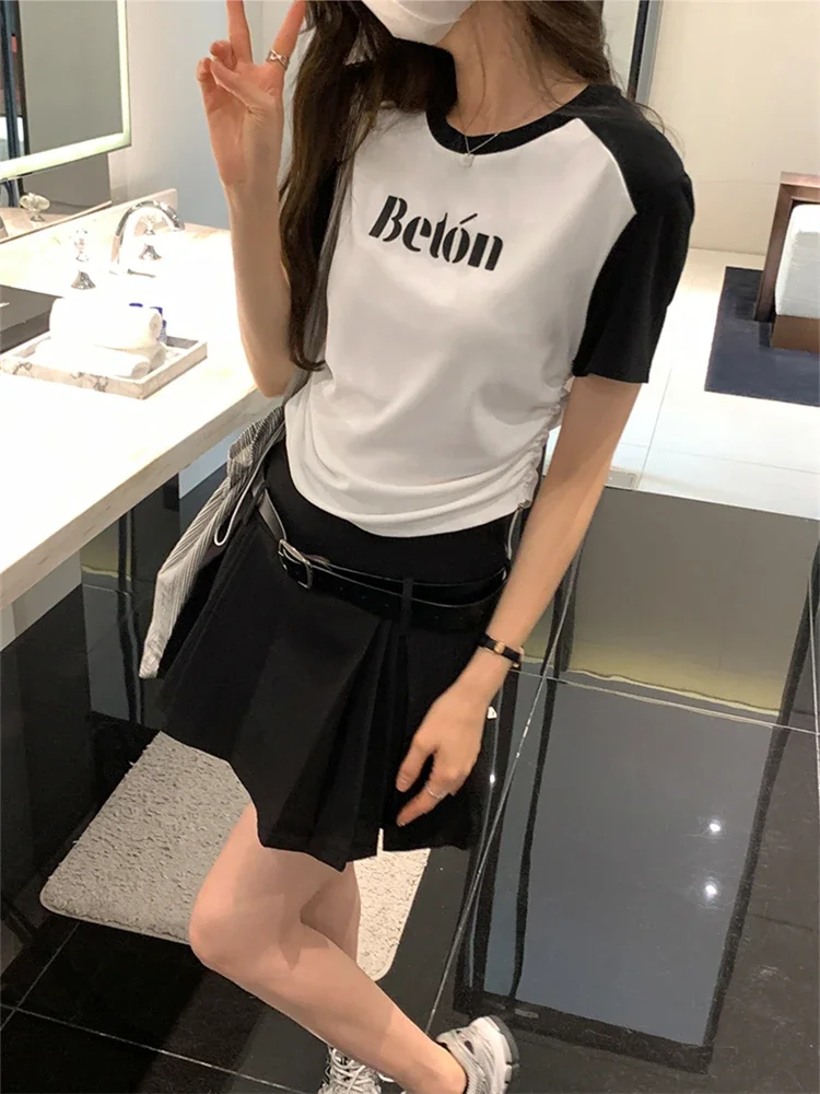 2023 New Summer T Shirt Women Elasticity T-Shirt Woman Clothes Tops Slim Tshirt Female Short Sleeve Crop Top Womens Sexy Canale
2023 New Summer T Shirt Women Elasticity T-Shirt Woman Clothes Tops Slim Tshirt Female Short Sleeve Crop Top Womens Sexy Canale