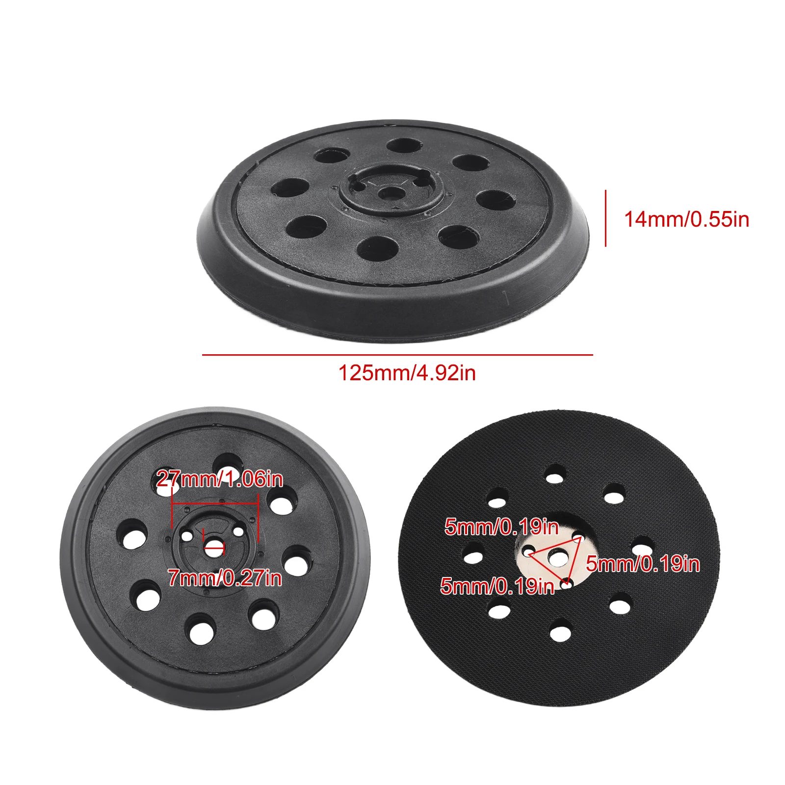 Heavy Duty 5 Inch Backing Pad for Bosch RS032 & RS031 Models Perfect for General Purpose Sanding and Polishing
Heavy Duty 5 Inch Backing Pad for Bosch RS032 & RS031 Models Perfect for General Purpose Sanding and Polishing