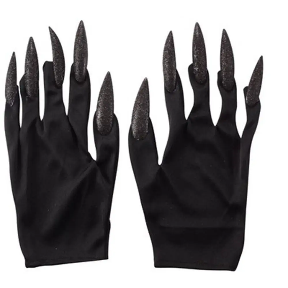 Women Long Nails Full Finger Wrist Gloves Cool Halloween Props Ghost Claw Gloves Cosplay Theme Party Witch Gloves
Women Long Nails Full Finger Wrist Gloves Cool Halloween Props Ghost Claw Gloves Cosplay Theme Party Witch Gloves