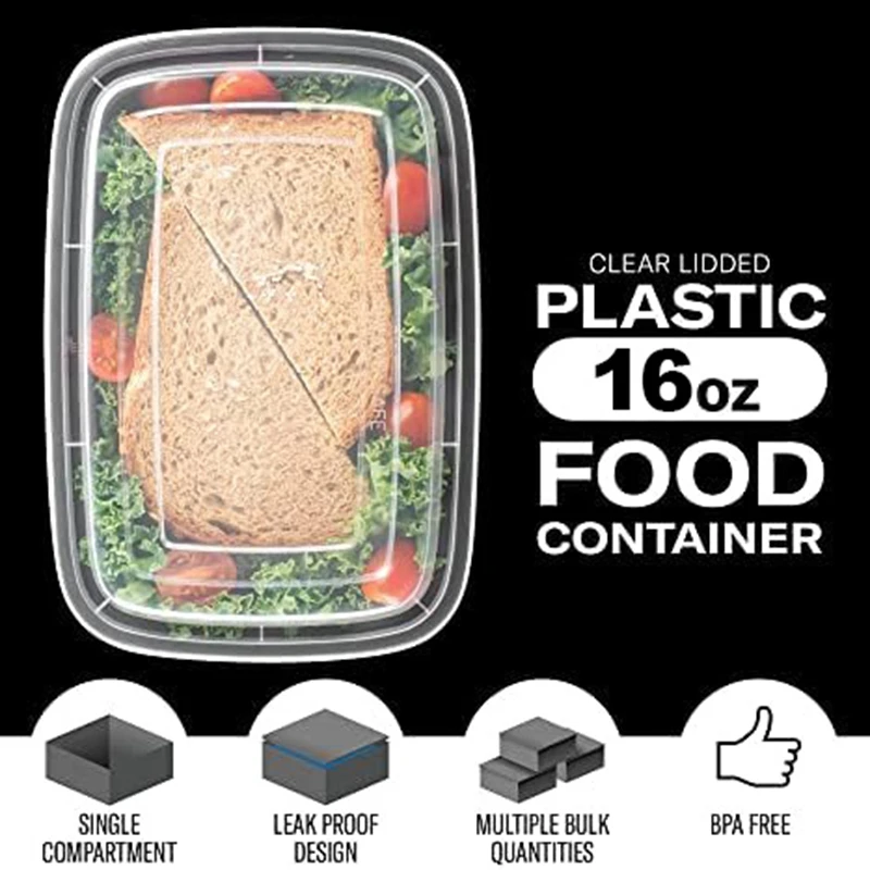 Reusable Meal Prep Containers Microwave Safe Food Storage Containers With Lids, Box To Godishwasher & Freezer Safe Black
Reusable Meal Prep Containers Microwave Safe Food Storage Containers With Lids, Box To Godishwasher & Freezer Safe Black