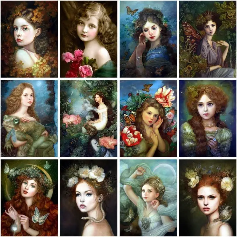 CHENISTORY Paint By Number Girl Figure Drawing On Canvas Gift Diy Pictures By Numbers Kits Handpainted Flowers Art Home Decor
CHENISTORY Paint By Number Girl Figure Drawing On Canvas Gift Diy Pictures By Numbers Kits Handpainted Flowers Art Home Decor