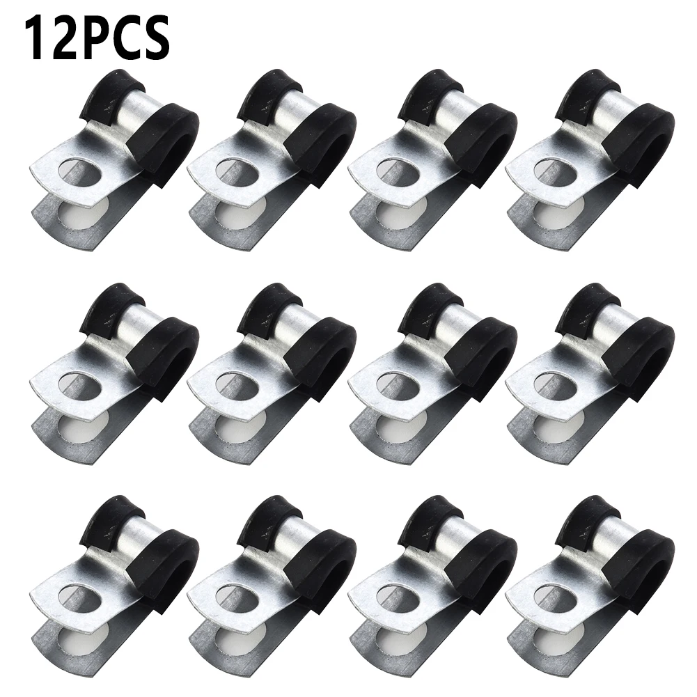 12pcs Brake Pipe Clamp Rubber Lined P Clips 3/16\" (4.7mm) Lines Pack Of 12 Hot Sale Protect Brake Lines From Damage
12pcs Brake Pipe Clamp Rubber Lined P Clips 3/16\" (4.7mm) Lines Pack Of 12 Hot Sale Protect Brake Lines From Damage