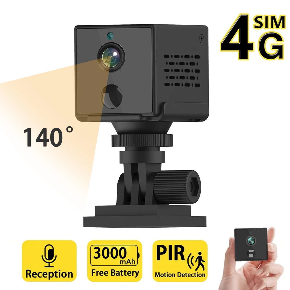 5MP 4G SIM Card Mini Camera Built-in 3000mAh Battery PIR Human Detection WIFI Security Surveillance IP Camera OKAM PRO
5MP 4G SIM Card Mini Camera Built-in 3000mAh Battery PIR Human Detection WIFI Security Surveillance IP Camera OKAM PRO