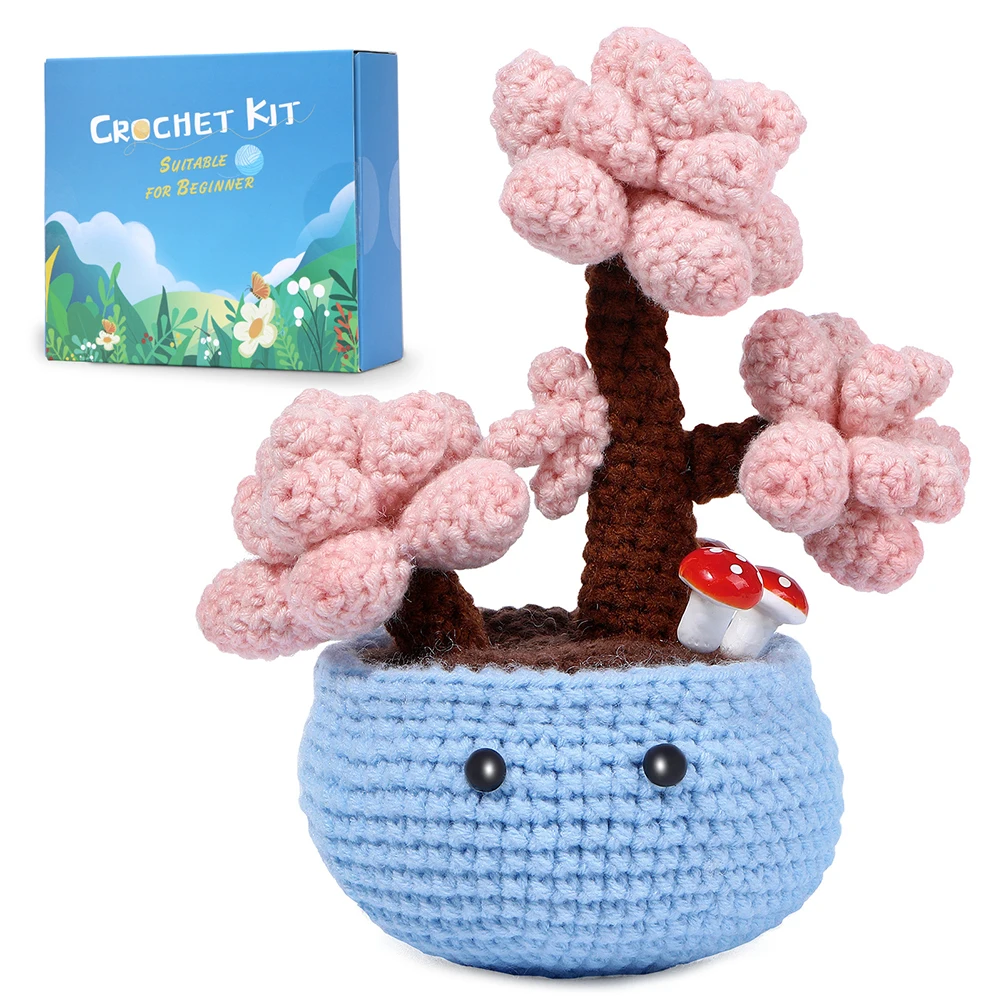 Crochet Kit for Beginners Animal DIY Craft Art s Complete Set with Yarn Hook Stuffing Needle Eyes Key Hook and Bag
Crochet Kit for Beginners Animal DIY Craft Art s Complete Set with Yarn Hook Stuffing Needle Eyes Key Hook and Bag