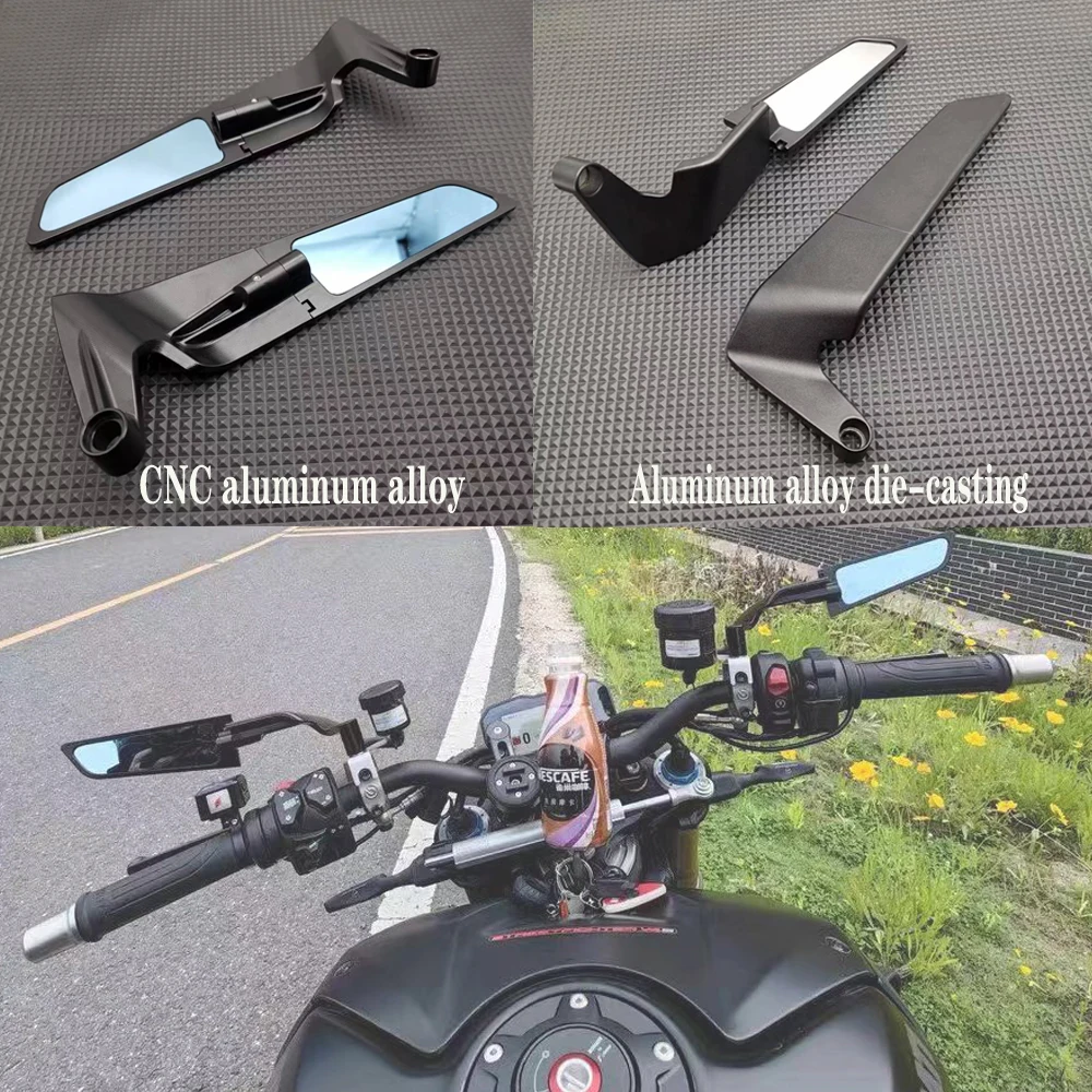 

For CFMOTO 650NK 400NK 250NK 150NK 450NK 800NK CF Universal Motorcycle Mirror Wind Wing side Rearview Reversing mirror