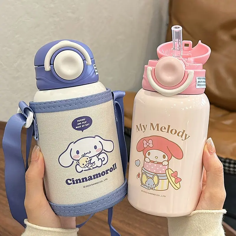 Cute Cartoon Sanrio Cinnamoroll Children's Insulation Cup Large Capacity Portable 316 Stainless Steel Straw Water Cup Children
Cute Cartoon Sanrio Cinnamoroll Children's Insulation Cup Large Capacity Portable 316 Stainless Steel Straw Water Cup Children
