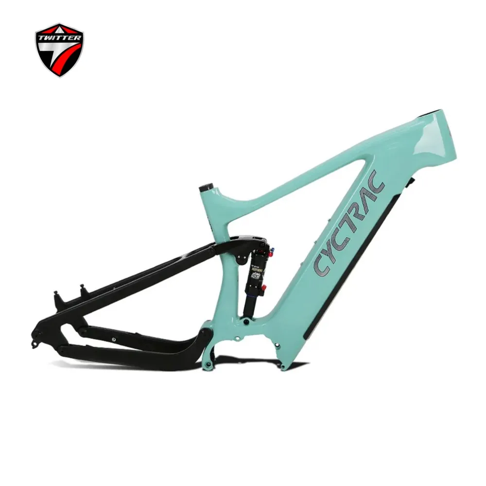 2023 TWITTER EM10 T1000 Carbon Fiber Full Suspension Travel Electric Bike Frame Barrel pumping 12*148mm with 27.5/29 *2.35 wheel
2023 TWITTER EM10 T1000 Carbon Fiber Full Suspension Travel Electric Bike Frame Barrel pumping 12*148mm with 27.5/29 *2.35 wheel