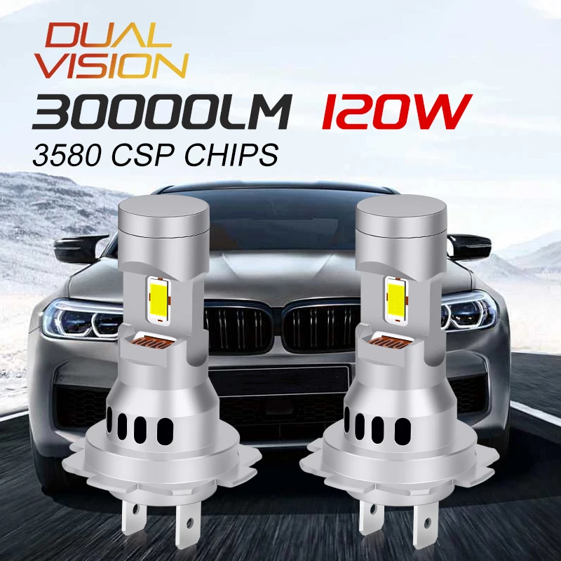 2PCS H7 Turbo LED Head Lamp Bulb 30000LM 120W High Power 3580 CSP Chip 1:1 Mini Size Car Light L02 L04 L05 L06 Universal Adapter
2PCS H7 Turbo LED Head Lamp Bulb 30000LM 120W High Power 3580 CSP Chip 1:1 Mini Size Car Light L02 L04 L05 L06 Universal Adapter