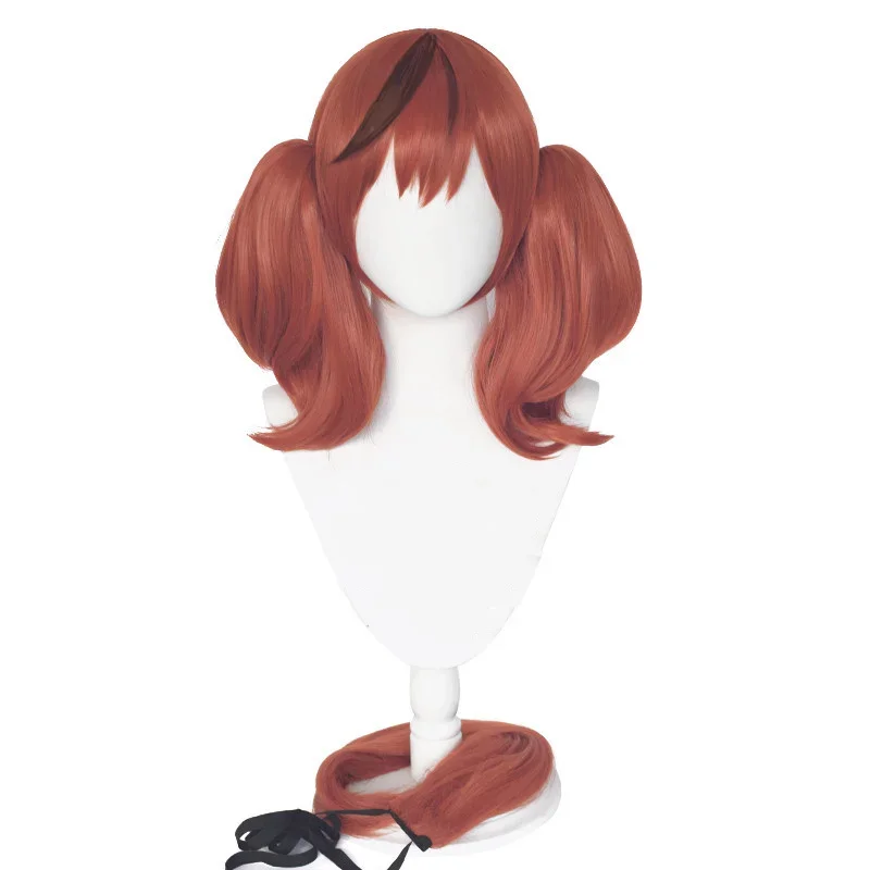 Uma Musume Nice Nature Cosplay Wig Uma Musume Pretty Derby Red Brown Detachable Ponytails Wig with Bangs + Free Wig Cap 
Uma Musume Nice Nature Cosplay Wig Uma Musume Pretty Derby Red Brown Detachable Ponytails Wig with Bangs + Free Wig Cap