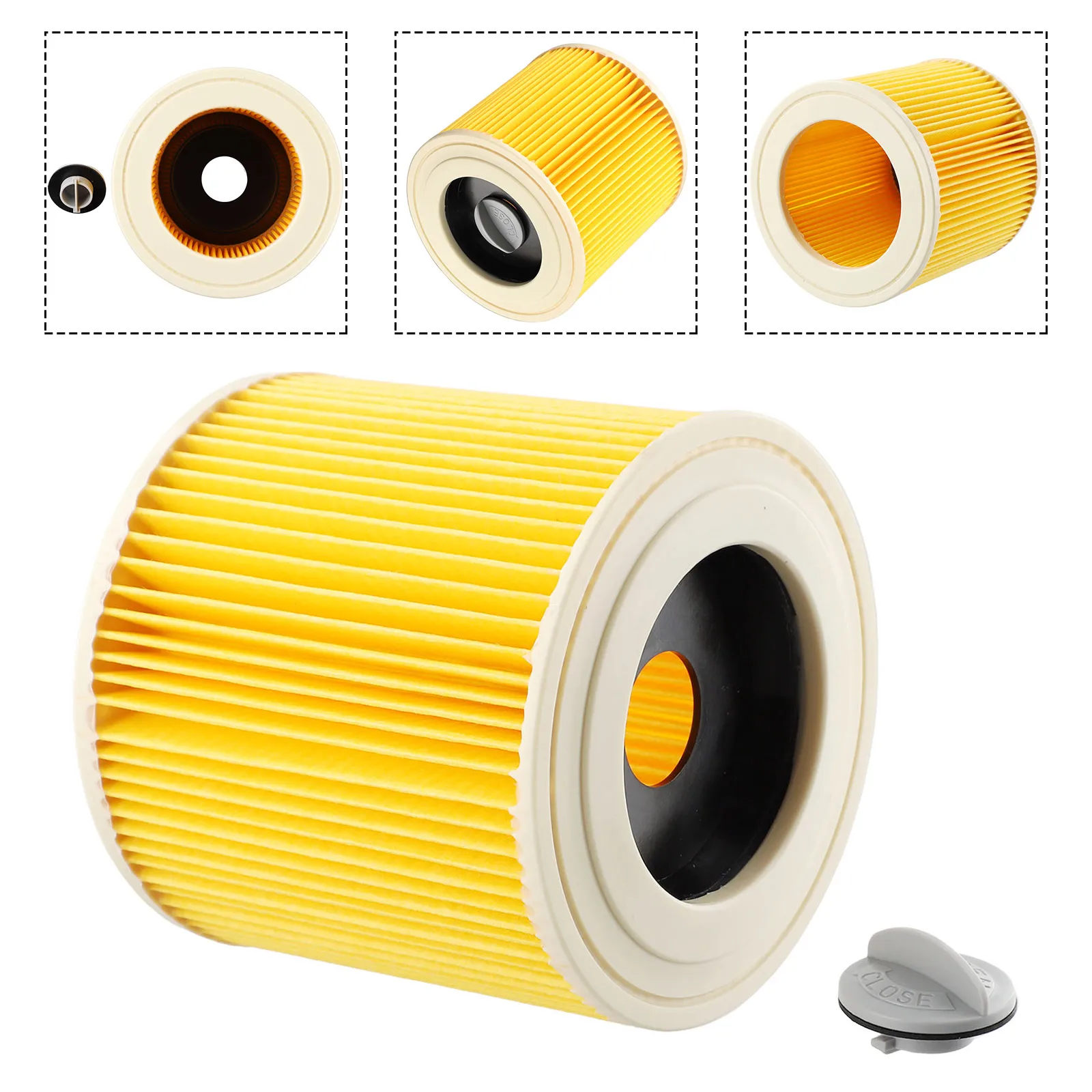 Vacuum Cleaners, Parts Cartridge Filter For Karcher WD WD2 WD3 Series Wet&Dry Vac AU Household Cleaning Kitchen Accessories
Vacuum Cleaners, Parts Cartridge Filter For Karcher WD WD2 WD3 Series Wet&Dry Vac AU Household Cleaning Kitchen Accessories