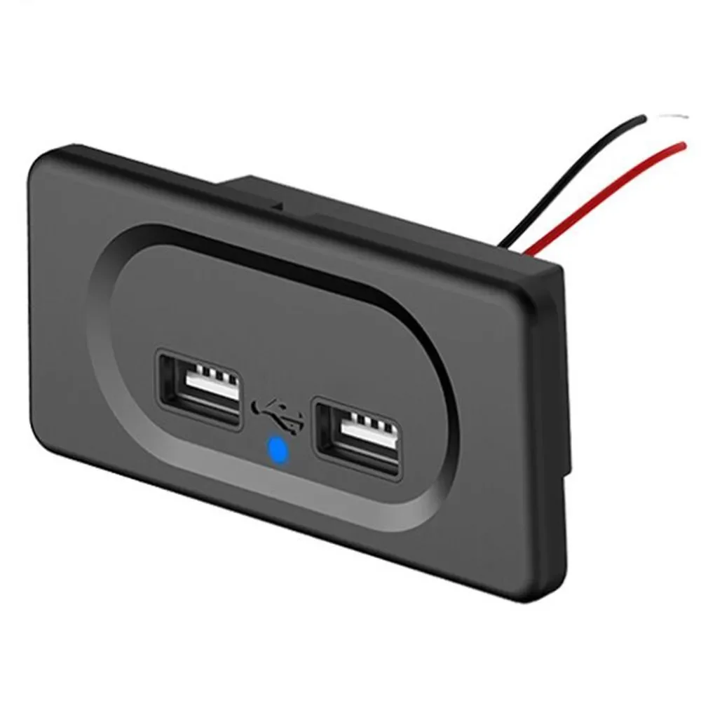 1 Pc Car Charger Socket DC5V 3.1A Dual USB Ports With Blue LED Indicator For 12V Car Boat Motorhome Caravan 2021 Fireproof
1 Pc Car Charger Socket DC5V 3.1A Dual USB Ports With Blue LED Indicator For 12V Car Boat Motorhome Caravan 2021 Fireproof