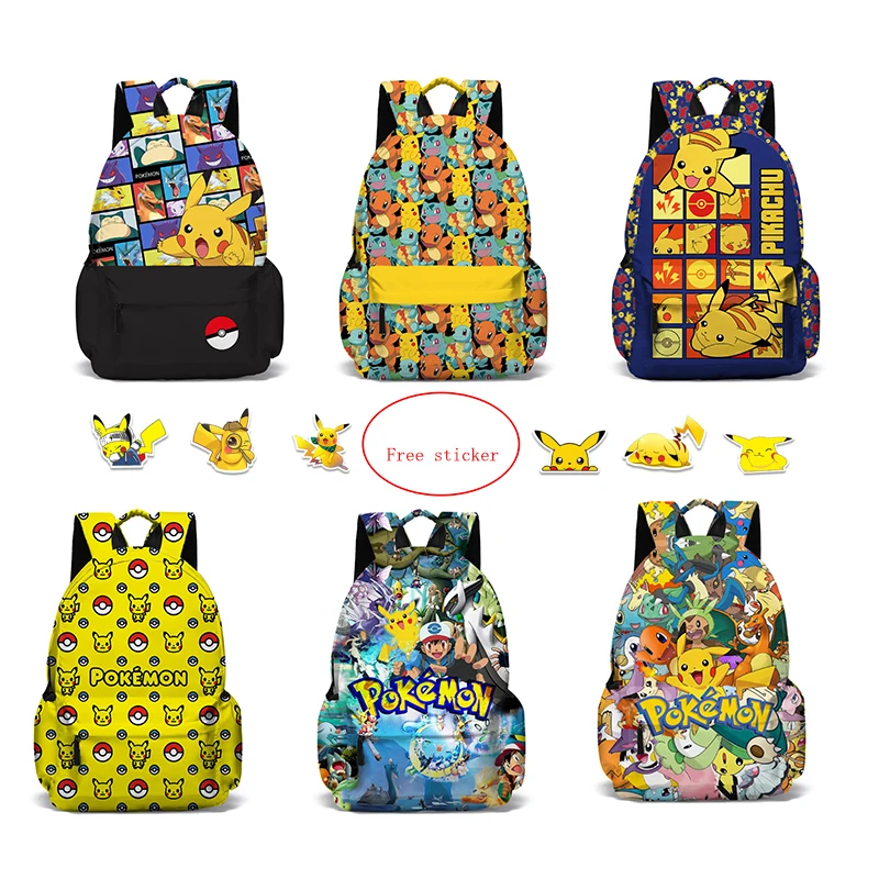 Pokemon Pikachu School Bags Backpacks Anime Figures Kids Bags Capacity Cute Bags for Girls Christmas Birthday Gifts for Kids
Pokemon Pikachu School Bags Backpacks Anime Figures Kids Bags Capacity Cute Bags for Girls Christmas Birthday Gifts for Kids