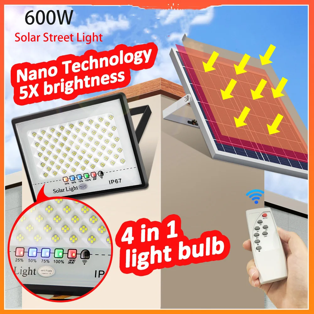 Solar Light Outdoor Super Bright LED Street Light Solar Spotlight Wall Lamp Solar Lighting IP67 Waterproof
Solar Light Outdoor Super Bright LED Street Light Solar Spotlight Wall Lamp Solar Lighting IP67 Waterproof