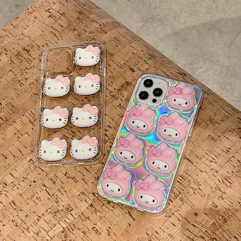 Kawaii Sanrio Anime Laser Stereolithography Phone Case Cute Hello Kitty Cartoon Y2K All Inclusive Fall Prevention Gift for Girl
Kawaii Sanrio Anime Laser Stereolithography Phone Case Cute Hello Kitty Cartoon Y2K All Inclusive Fall Prevention Gift for Girl