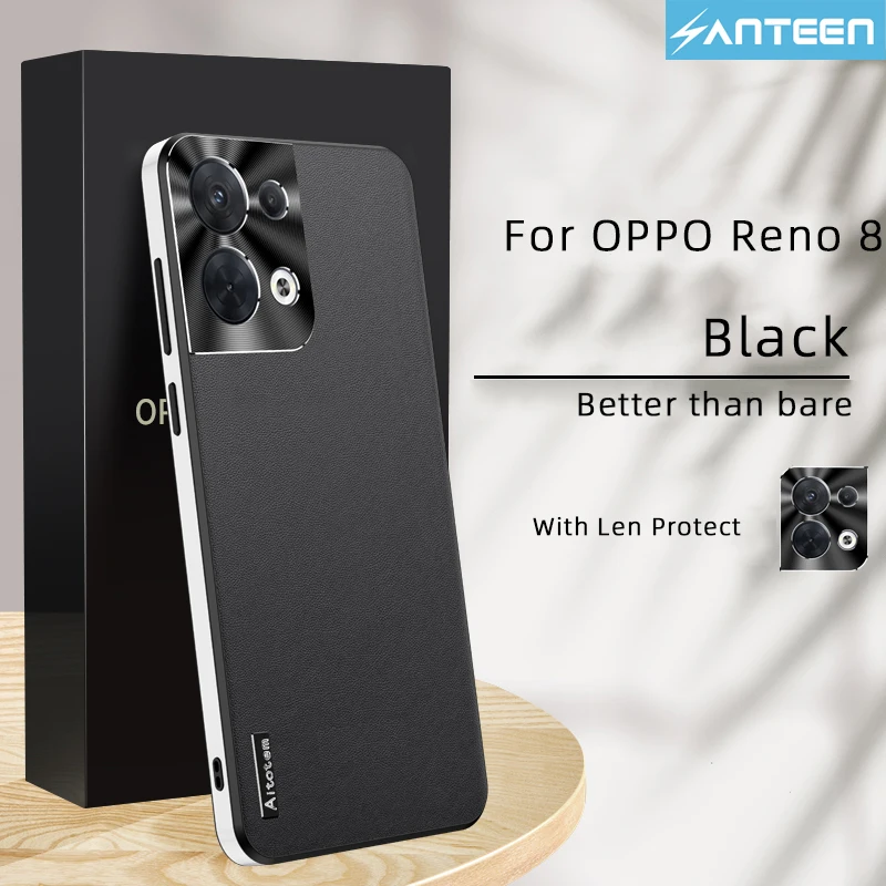 Anteen for Oppo Reno 8 Pro Plus Case Business Plating Silicone Shockproof Shell Camera Protective Leather Pu Soft Cover
Anteen for Oppo Reno 8 Pro Plus Case Business Plating Silicone Shockproof Shell Camera Protective Leather Pu Soft Cover