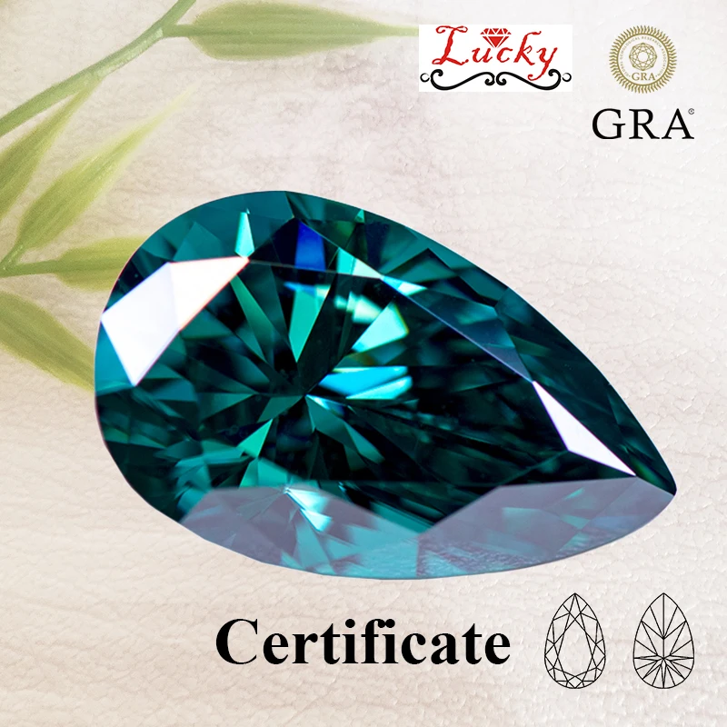 Moissanite Pear Shape Primary Emerald Green Color VVS1 Charms Beads for DIY Jewelry Making Pendant Material with GRA Certificate
Moissanite Pear Shape Primary Emerald Green Color VVS1 Charms Beads for DIY Jewelry Making Pendant Material with GRA Certificate